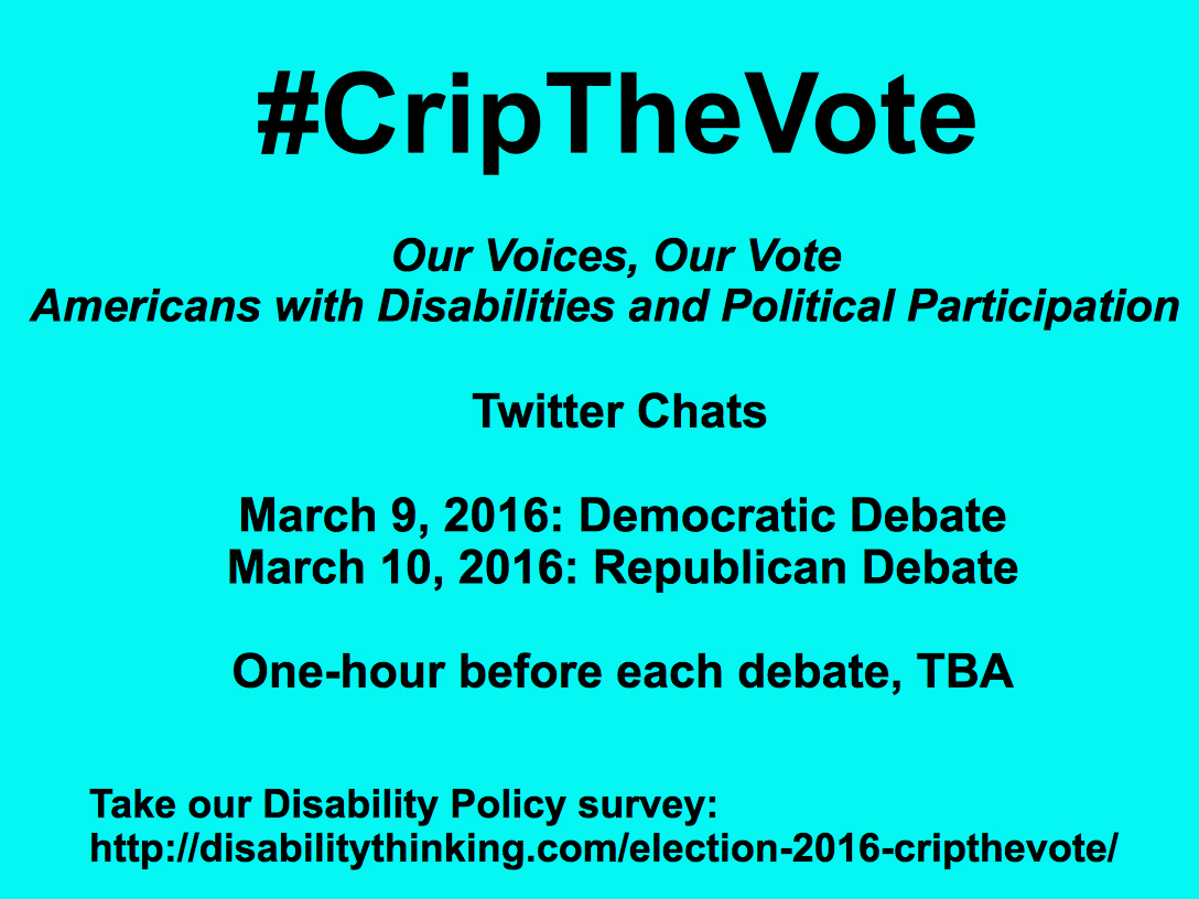 February 2016 Disability Visibility Project